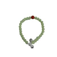 Bracelets de perle de bijou en verre, Des billes de verre, avec alliage de zinc, cloche, bijoux de mode & pour femme Environ 6.3-7 pouce, Vendu par PC