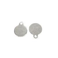 Stainless Steel Pendants, 304 Stainless Steel, Flat Round, polished, Unisex & hollow Approx 