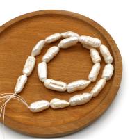 Biwa Cultured Freshwater Pearl Beads, DIY white Approx 14.96 Inch 