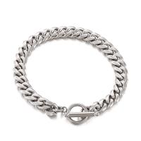 316L Stainless Steel Bracelet, plated, fashion jewelry & for man 8mm Approx 7.87 Inch 