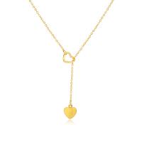 Zinc Alloy Necklace, with Plastic Pearl, with 1.97,2.36inch extender chain, Heart, gold color plated, fashion jewelry & for woman Approx 21.46 Inch, Approx 16.54 Inch 