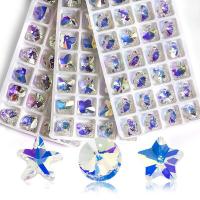 Crystal Jewelry Pendants, plated, DIY 14mm 