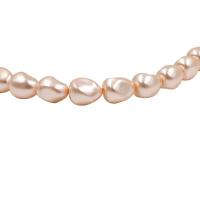 Perles de nacre en verre, perle d'imitation, plus de couleurs à choisir Environ 16 pouce, Vendu par brin