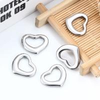 Stainless Steel Pendants, 304 Stainless Steel, Heart, polished, DIY, original color 