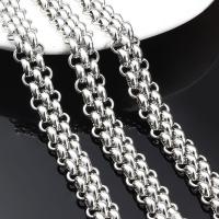 Fashion Stainless Steel Necklace Chain, 304 Stainless Steel, DIY, original color, 13mm 