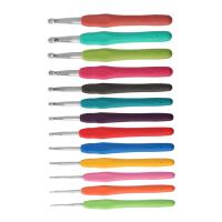 Crochet Hook , Silicone, with Aluminum cm 
