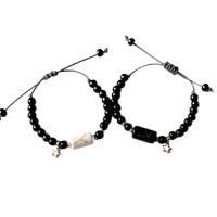 Porcelain Bracelets, with Wax Cord & Zinc Alloy, Adjustable & for woman Approx 14-20 cm 
