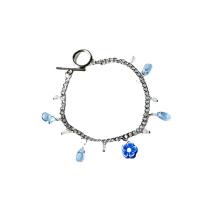 Zinc Alloy Couple Bracelet, with Gemstone, for woman Approx 20 cm 