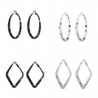 Iron Hoop Earring, fashion jewelry & for woman 