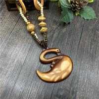 Wood Necklace, fashion jewelry & Unisex Approx 32.28 Inch 