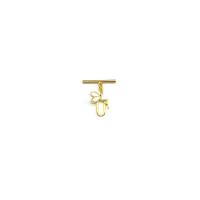 Brass Toggle Clasp, 18K gold plated, DIY, gold 