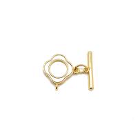 Brass Toggle Clasp, 18K gold plated, DIY, gold 