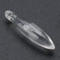 Pendentifs acryliques en translucides, Acrylique, Conique, DIY, transparent Environ 1mm, Vendu par sac