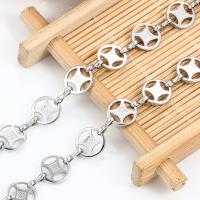 Fashion Stainless Steel Necklace Chain, 304 Stainless Steel, electrolyzation, DIY, original color, 9.5mm 