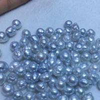 Natural Akoya Cultured Pearl Beads, Akoya Cultured Pearls, Baroque, DIY & no hole, white, 10-11mm 