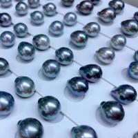 Goutte de perles de culture de Akoya, perles Akoya cultivées, Baroque, DIY, noire, 9-10mm, Vendu par PC