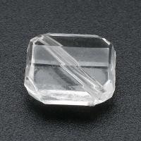 Transparent Acrylic Beads, Square, DIY Approx 1mm 