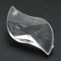 Pendentifs acryliques en translucides, Acrylique, DIY, transparent Environ 1mm, Vendu par sac