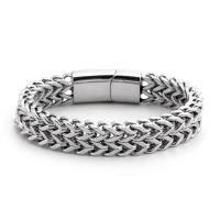 Titane bracelet en acier et bracelet, Acier titane, poli, normes différentes pour le choix & pour homme, couleur originale, Vendu par PC