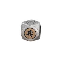 Thailand Sterling Silver Spacer Bead, with Brass, Antique finish silver color Approx 5.3mm 