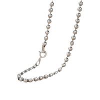 Ожерелье из стерлингового серебра Таиланд, Другое покрытие, Мужская & разный размер для выбора, серебряный, продается PC
