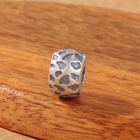 Thailand Sterling Silver Spacer Bead, Antique finish, DIY, silver color Approx 3mm 
