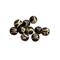 Natural Tibetan Agate Dzi Beads, DIY, two different colored, 14mm 