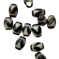 Natural Tibetan Agate Dzi Beads, DIY, two different colored 