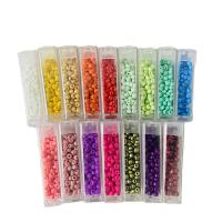 Perles de rocaille opaque verre teint, Seedbead, Plat rond, DIY, plus de couleurs à choisir, 3mm, Environ Vendu par sac
