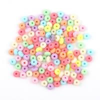 Mode Kunststoff-Perlen, Kunststoff, Kürbis, Spritzgießen, DIY, gemischte Farben, 8.5x4.4mm, Bohrung:ca. 2.2mm, 50PCs/Tasche, verkauft von Tasche