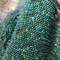 Mosaïque de perles Turquoise, Turquoise Phoenix, poli, DIY & facettes, vert, 3-3.5mm Environ 38-40 cm, Vendu par brin