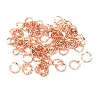 Stainless Steel Open Jump Ring, 304 Stainless Steel, DIY rose gold color 