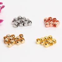 Brass Jewelry Beads, Cube, plated 
