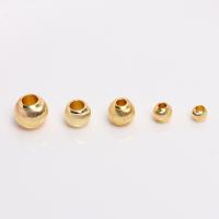 Brass Jewelry Beads, Round, high quality plated, DIY [