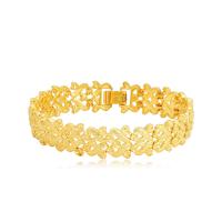 Fashion Zinc Alloy Bracelets, gold color plated, fashion jewelry & Unisex & hollow, golden, 13mm Approx 19.5 cm 