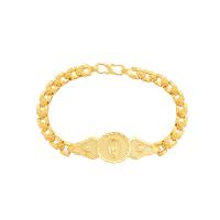 Fashion Zinc Alloy Bracelets, gold color plated, fashion jewelry & for woman, golden, 15mm Approx 18 cm 