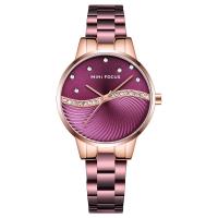 Women Wrist Watch, Zinc Alloy, with Glass & 304 Stainless Steel, Japanese movement, Life water resistant & for woman & with rhinestone Approx 7.83 Inch 
