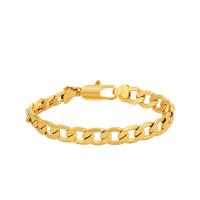 Fashion Zinc Alloy Bracelets, gold color plated, fashion jewelry & punk style & for woman, golden, 8.5mm Approx 19 cm 