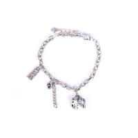Fashion Zinc Alloy Bracelets, with Titanium Steel, Elephant, fashion jewelry & for woman Approx 6-7 Inch 