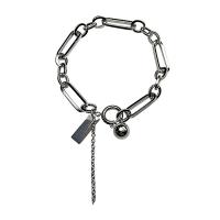 Titane bracelet en acier et bracelet, Acier titane, bijoux de mode & unisexe, couleur originale Environ 7-8 pouce, Vendu par PC