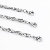 304 Stainless Steel Chain & box chain, original color 