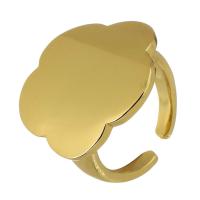 Brass Finger Ring, gold color plated, fashion jewelry & for woman, golden US Ring 
