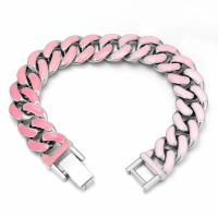Fashion Zinc Alloy Bracelets, plated, fashion jewelry & for woman 13mm Approx 6.89 Inch 