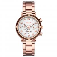 Women Wrist Watch, Zinc Alloy, with Glass & 304 Stainless Steel, Chinese movement, plated, waterproofless & for woman 