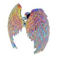Stainless Steel Wing Shape Pendant, 316 Stainless Steel, colorful plated, fashion jewelry & DIY, multi-colored Approx 4.5mm 