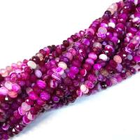 Natural Lace Agate Beads, polished, DIY & faceted, fuchsia Approx 38-40 cm 