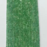 Зеленый авантюрин, Круглая, натуральный, разный размер для выбора & граненый, зеленый, длина:Приблизительно 14.96 дюймовый, продается Strand