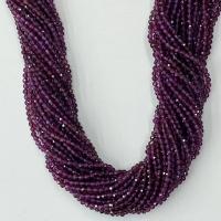 Natural Garnet Beads, Round & faceted, purple Approx 14.96 Inch 