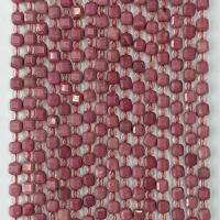 Rhodonite Beads, Rhodochrosite, Square, polished & faceted, pink Approx 14.96 Inch 