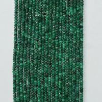 Natural Malachite Beads, Round & faceted, green Approx 14.96 Inch 